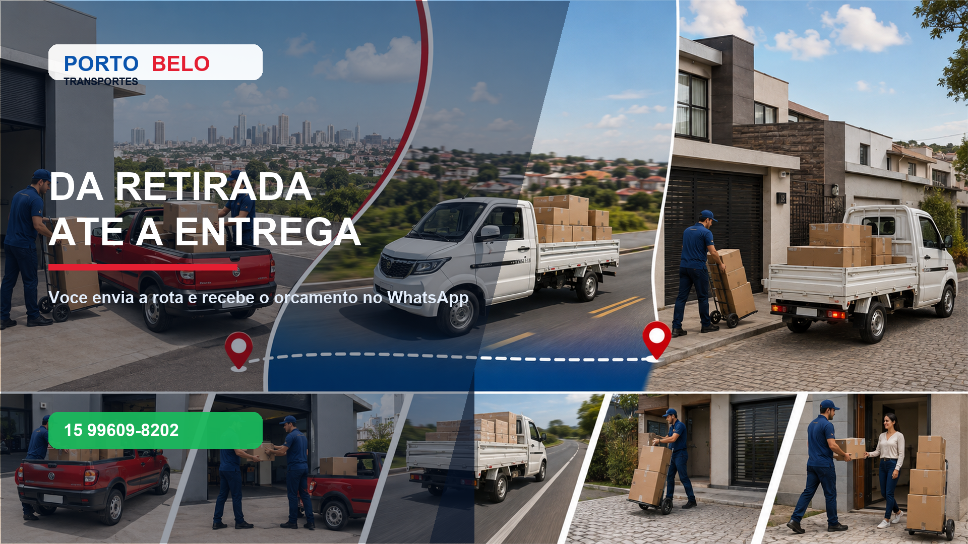 Da retirada da carga até a entrega no destino